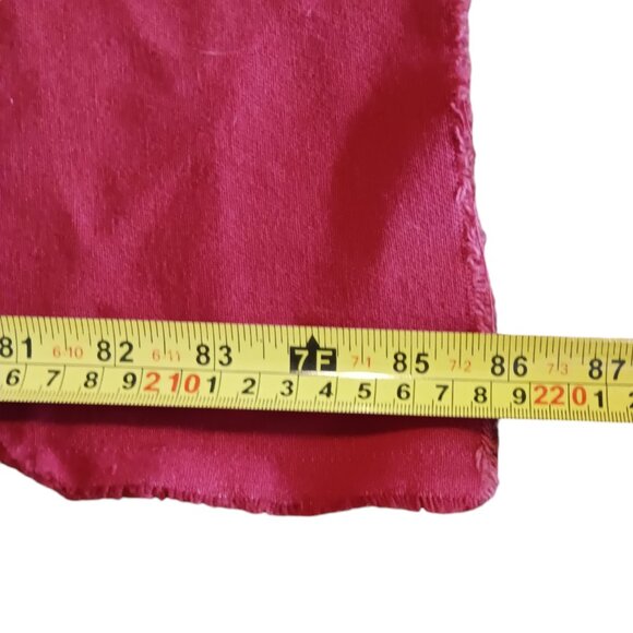 African Red and Black Handpainted Tablecloth Wall Hanging Bedspread - Picture 13 of 14